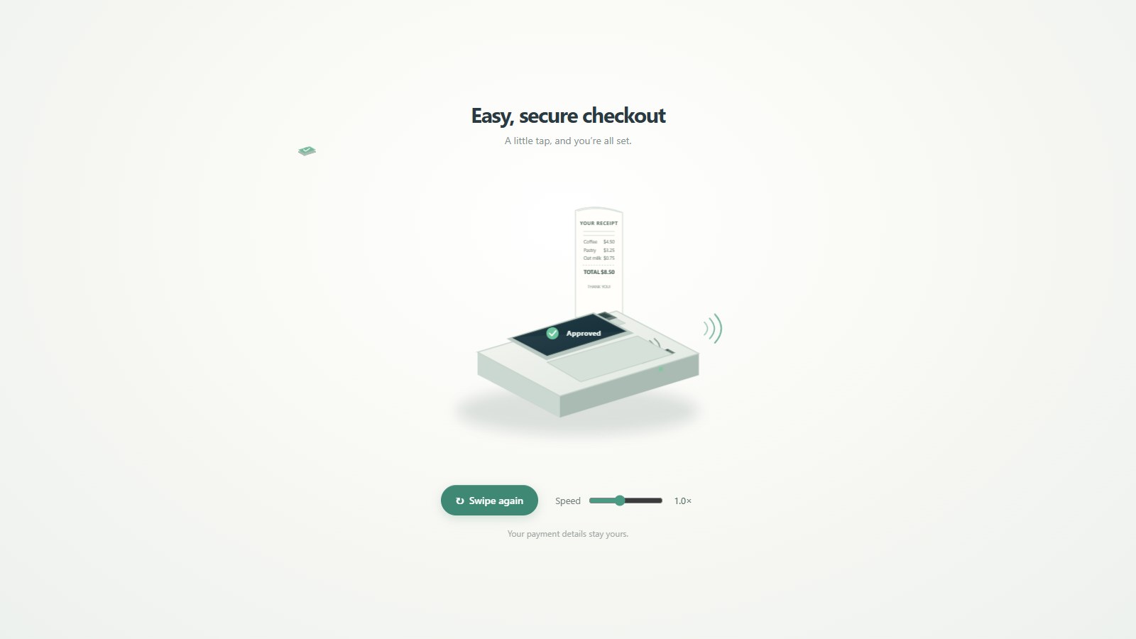 GPT-6 Luna · Easy, secure checkout