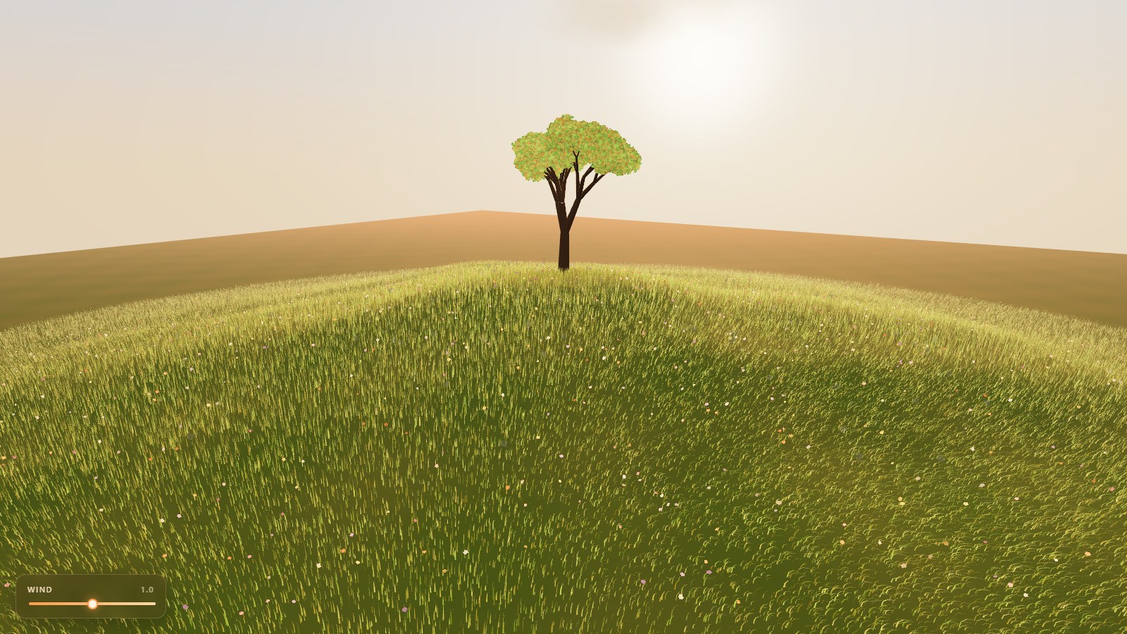 DeepSeek V4.1 Flash (old) · Hill and tree