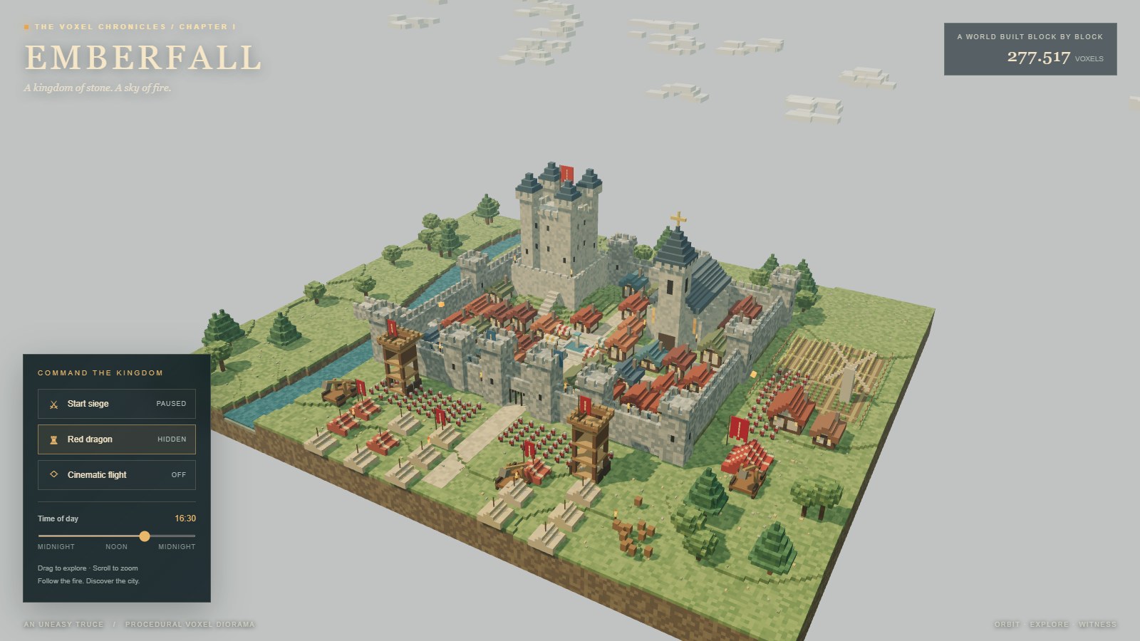 GPT-6.1 Sol · Emberfall · 277,517 voxels