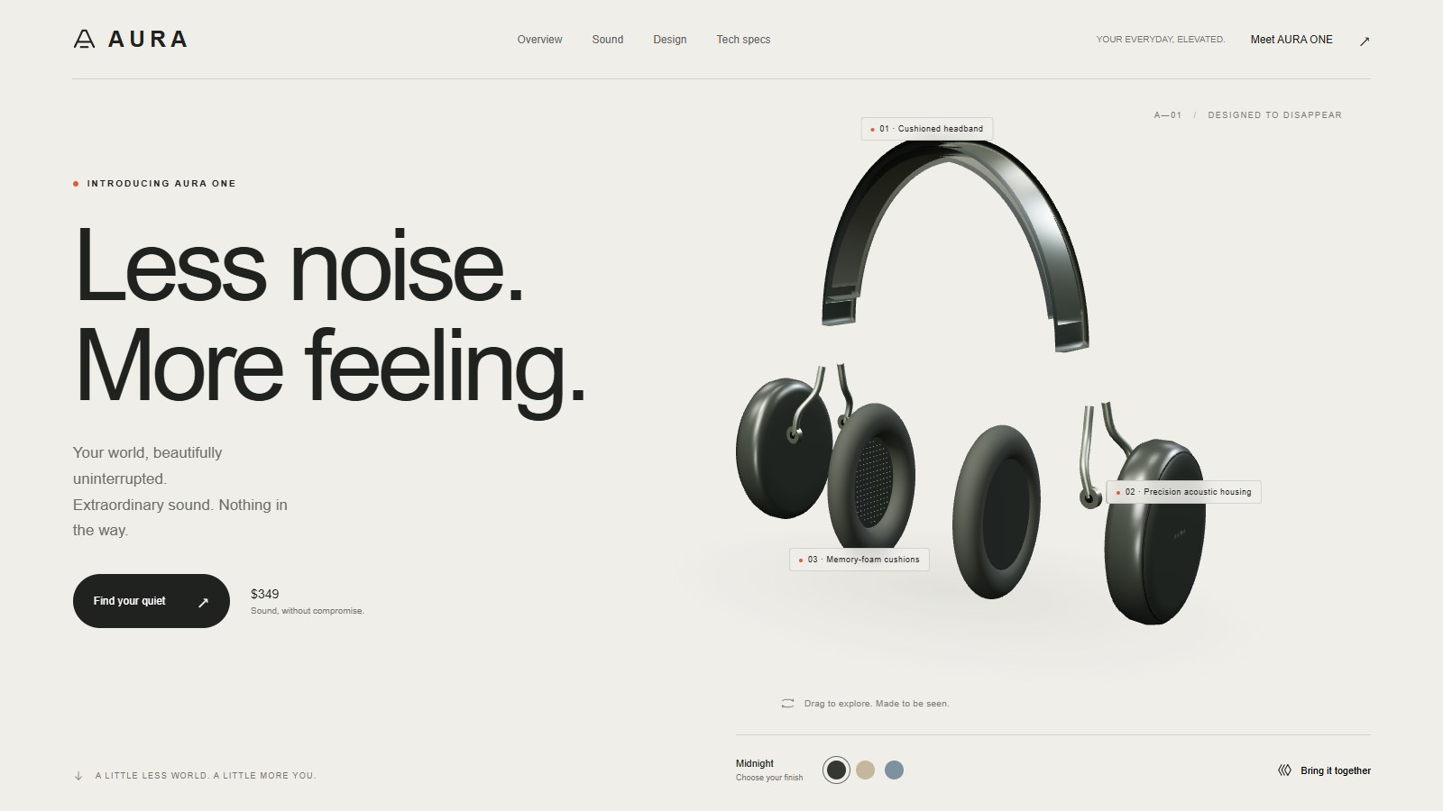 GPT-6.1 Sol · Less noise. More feeling.