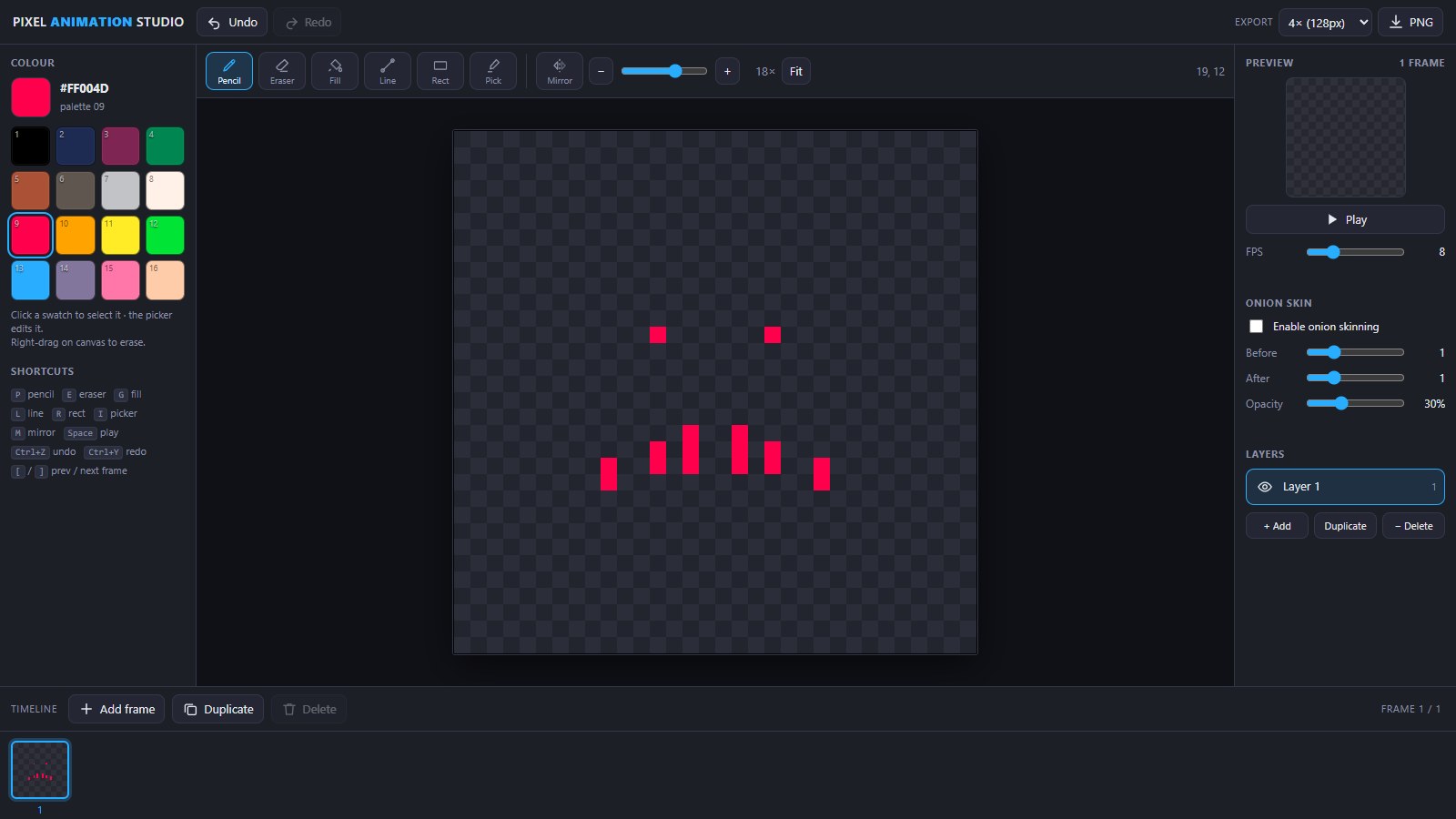 MiMo-V2.6-Flash (free) · Pixel Animation Studio