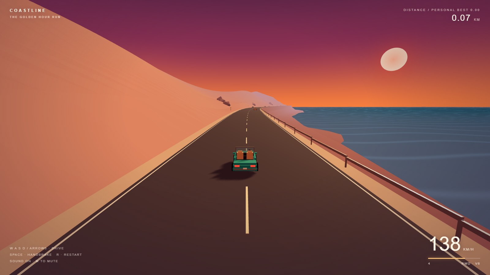 GPT-6.1 Sol · Coastline · Sunset Run