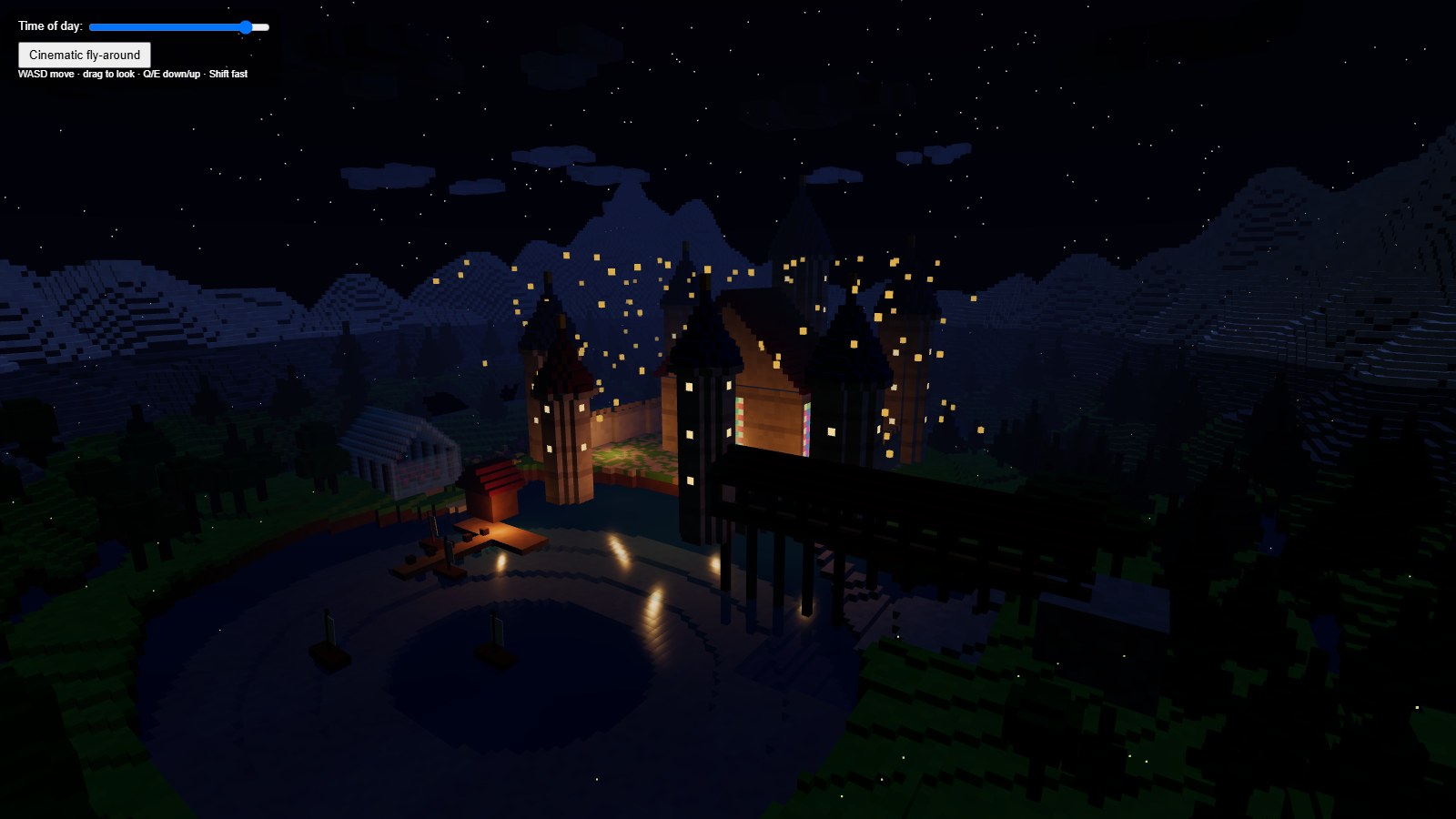 Claude Opus 5.5 · Voxel Wizard School