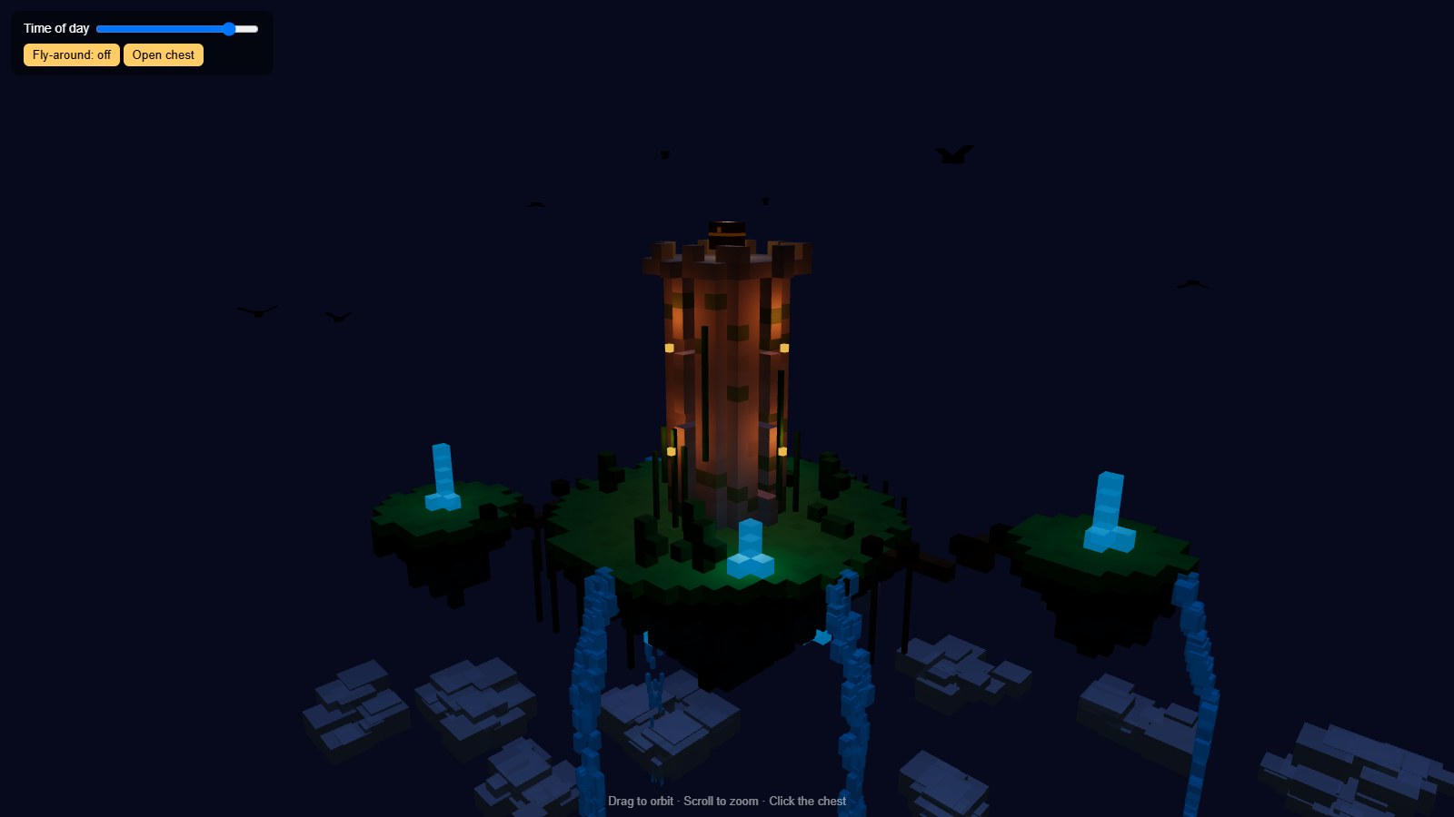 Claude Opus 5.5 · Crystal tower