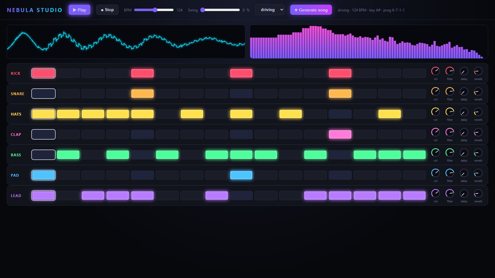 Claude Opus 5.5 · Nebula Studio
