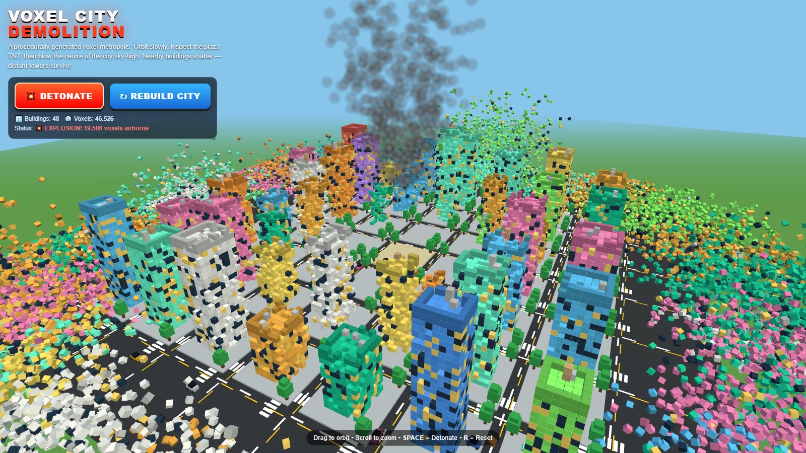 Muse Wonder · Voxel City Demolition