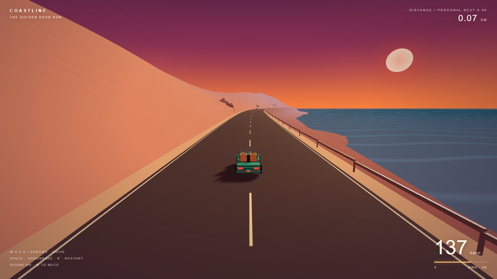 GPT-6.1 Sol · Coastline · Sunset Run