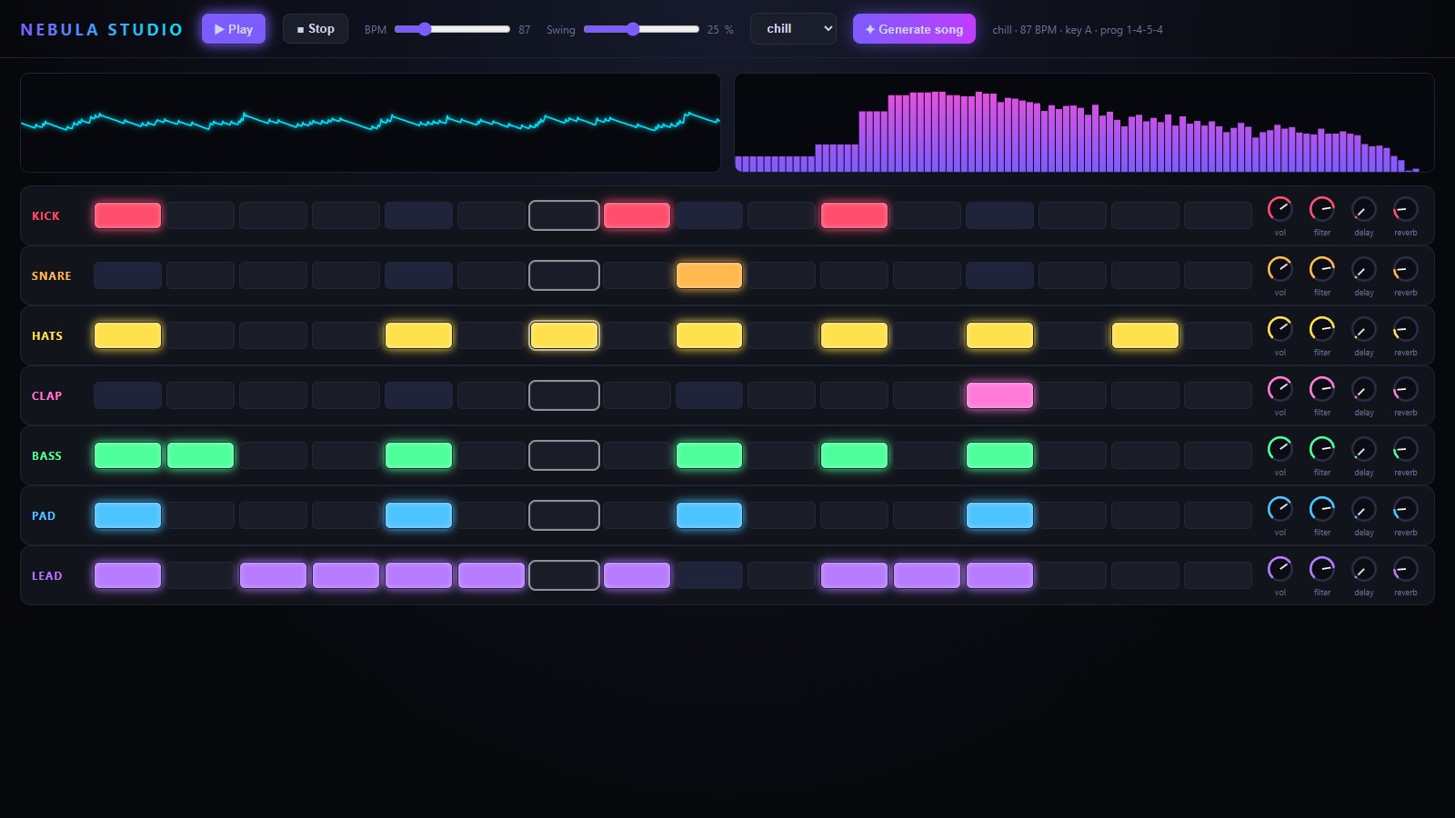 Claude Opus 5.5 · Nebula Studio