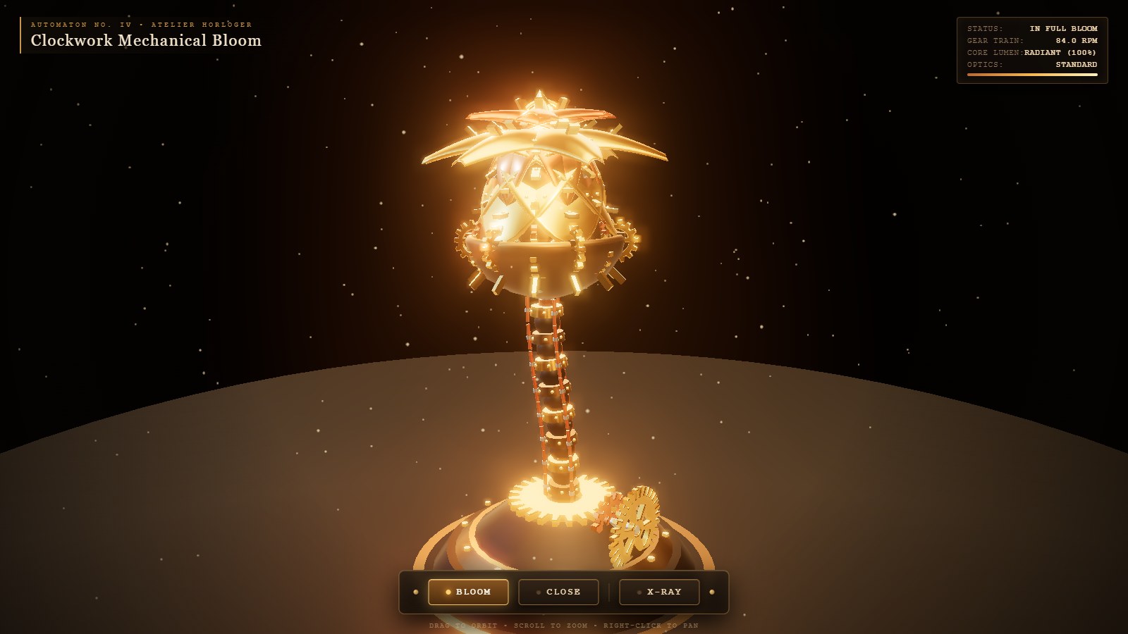 Gemini 4 Argon · effort high · All gold and light