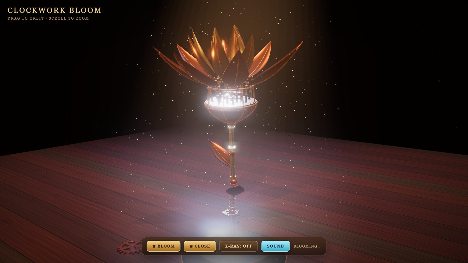 Claude Opus 5.5 · effort high · Clockwork Bloom