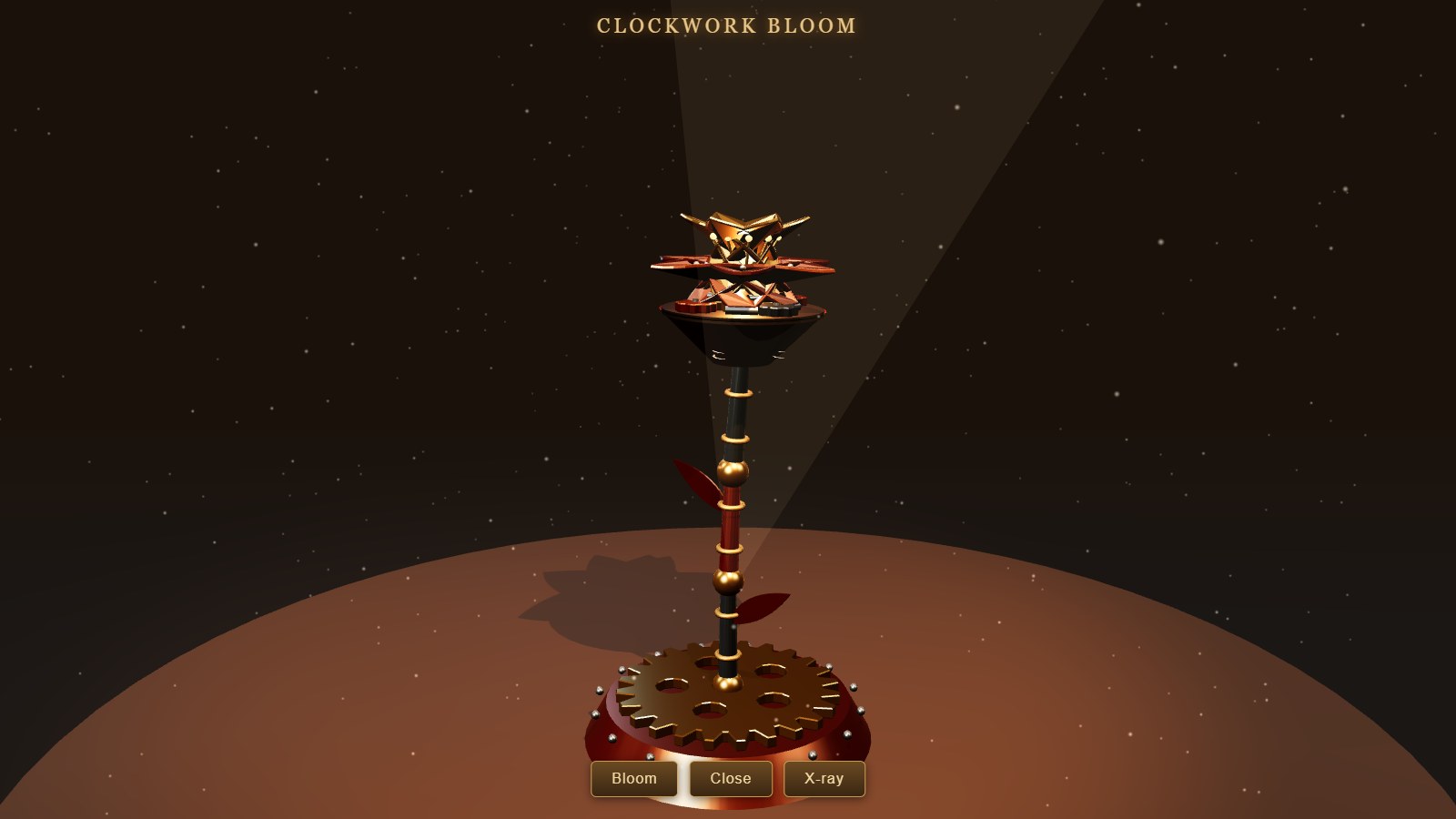 Claude Opus 5.5 · effort low · Small clockwork bloom