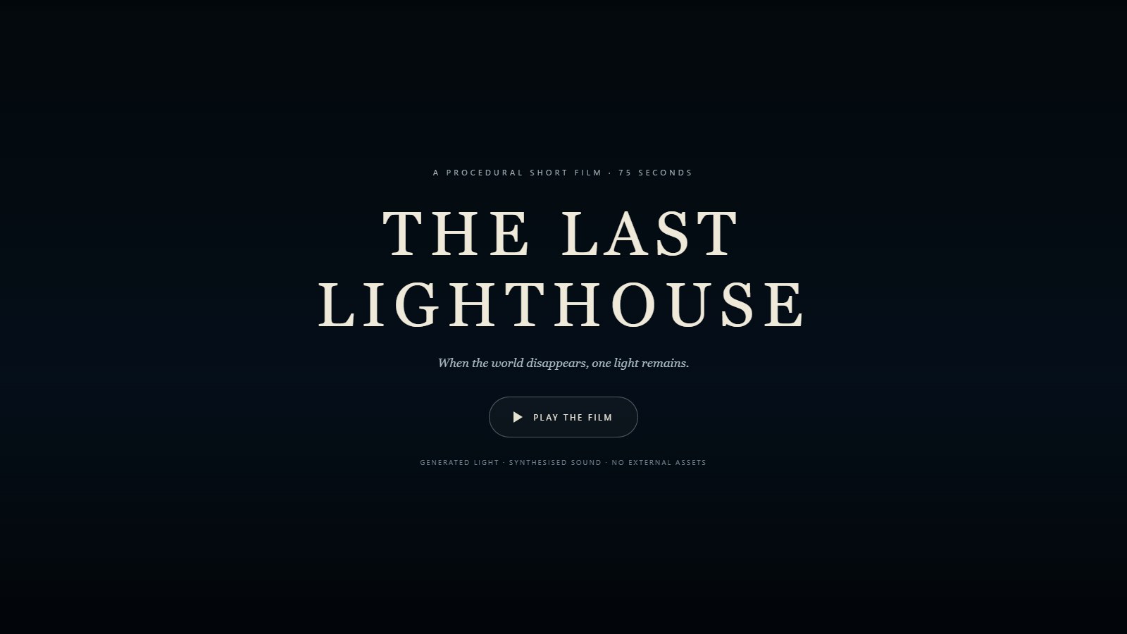 GPT-6.1 Sol · The Last Lighthouse