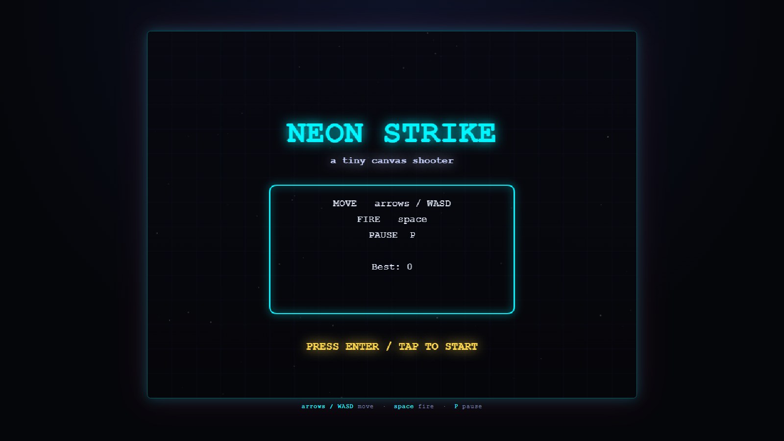 Qwen3.8 27B · Neon Strike (2 lines fixed)