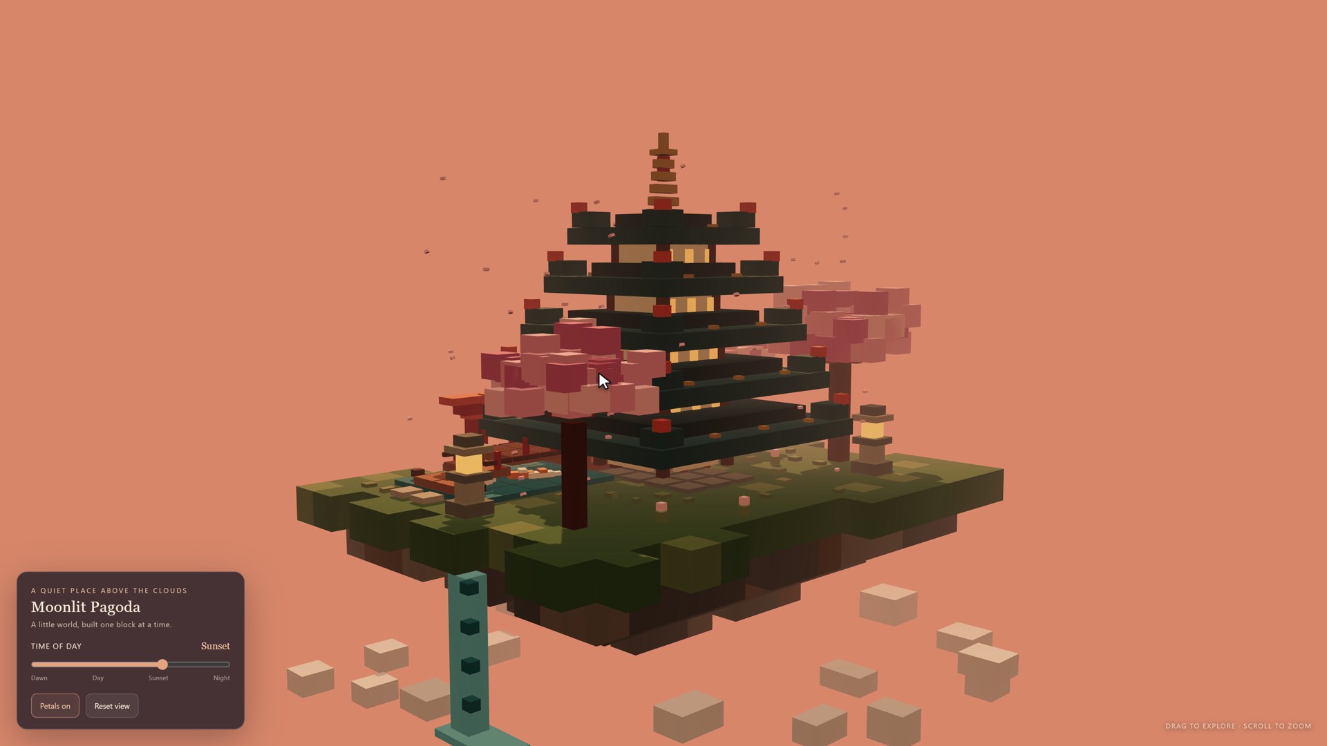 GPT-6 Luna's Moonlit Pagoda: tidy, but smaller and simpler