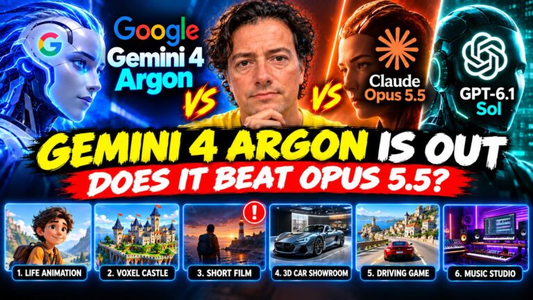 Gemini 4 Argon vs Opus 5.5 vs Sol: Same 6 Prompts