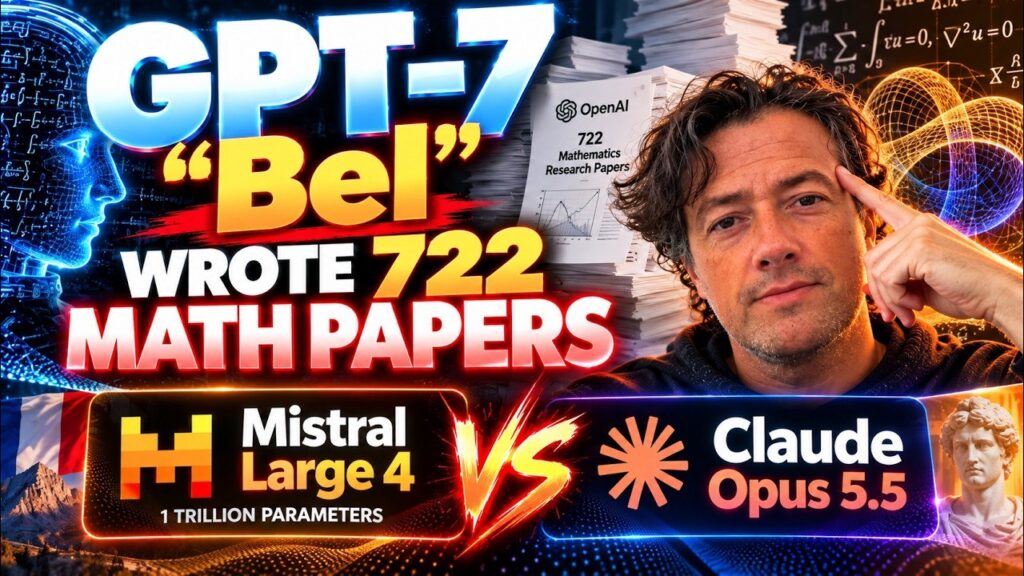 GPT-7 Bel's 722 Math Papers + Mistral Large 4 Tested