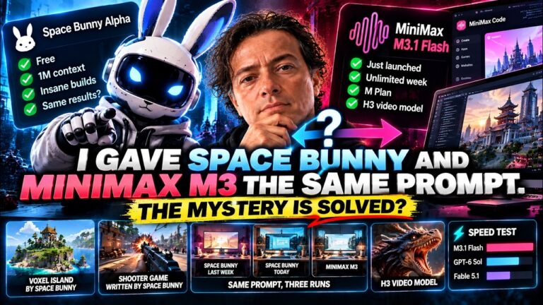 MiniMax M3.1 Flash vs Space Bunny Alpha: The Mystery Is Solved